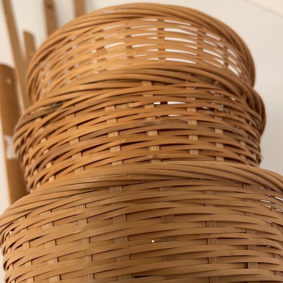 Bamboo/Wicker Cone Baskets - Picture 8 of 10
